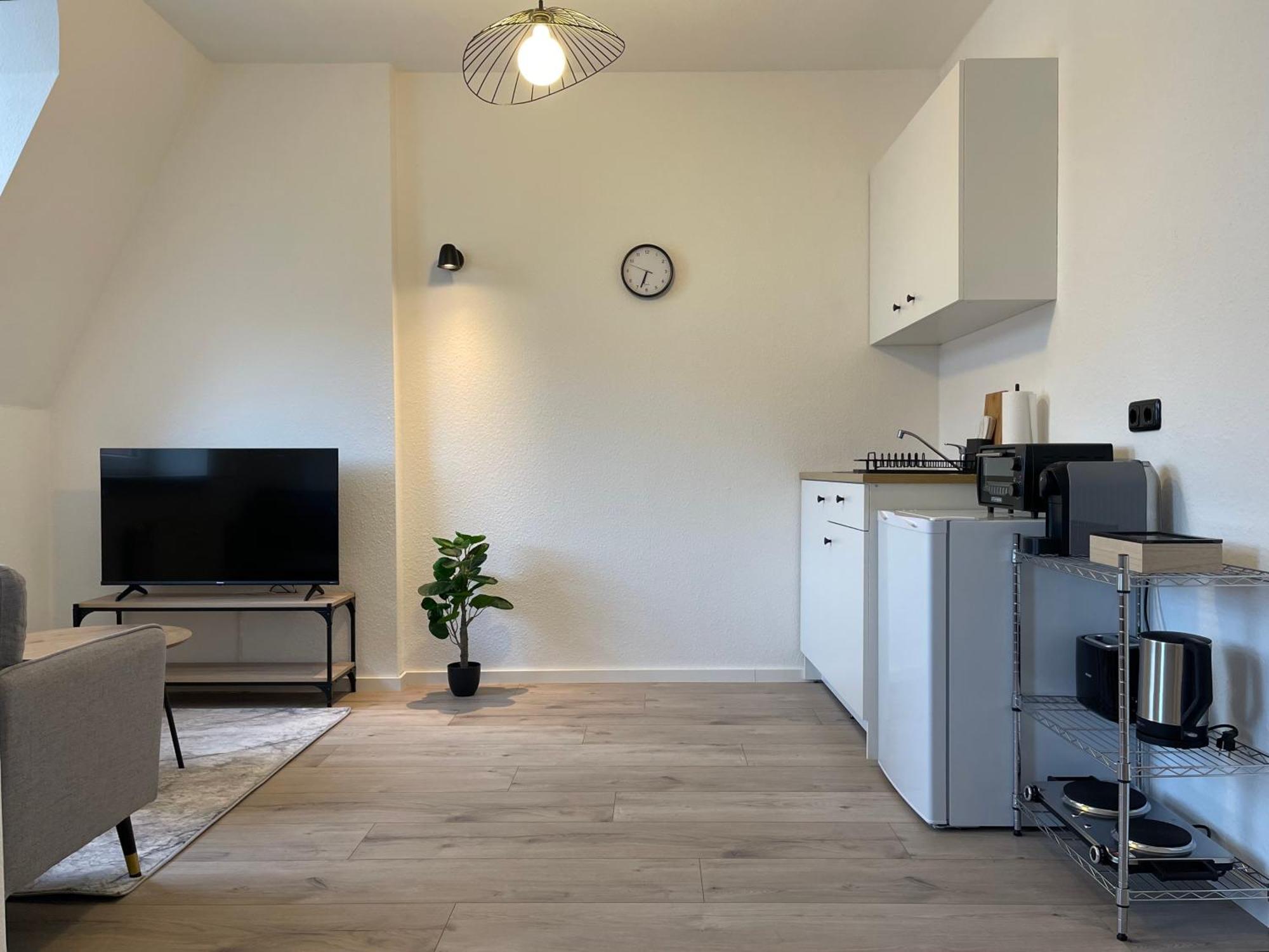 Raha Apartments - Modernes Studio-Apartment - Hbf - Gratis Parkplatz Ерфурт Екстер'єр фото